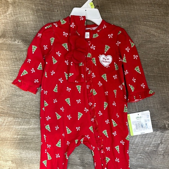 Carter's Red Christmas One‎ Piece - Picture 1 of 4
